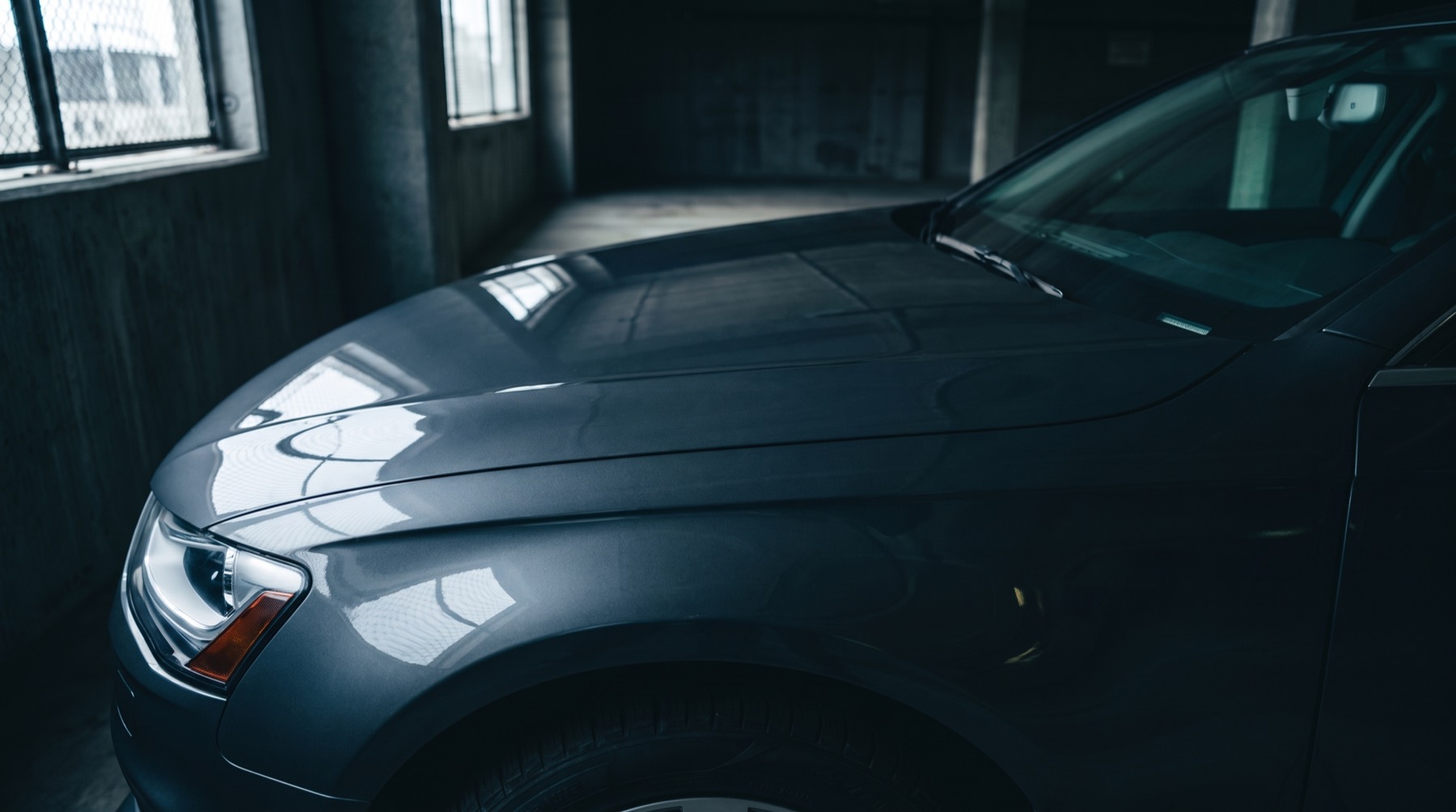 The same hood, clean and glossy